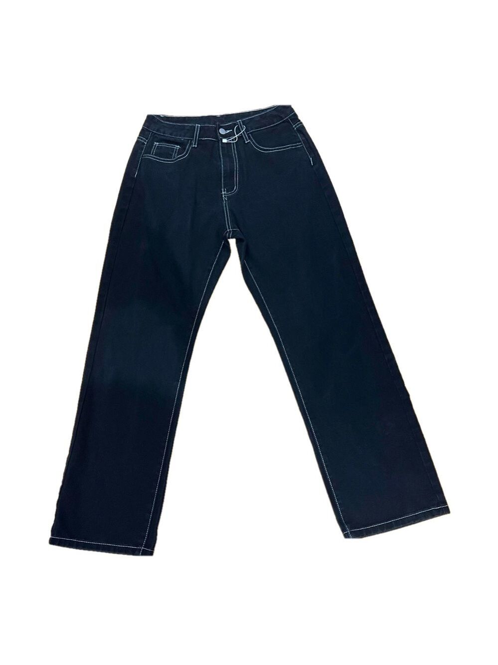 NVFelix Mens Black and White Jeans